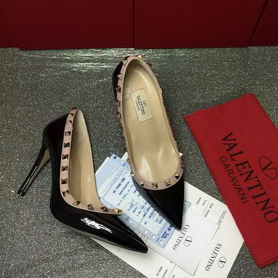 Valentino Shallow mouth stiletto heel Shoes Women--015